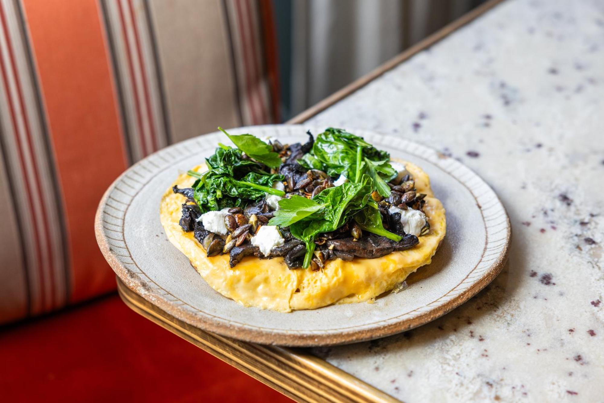 Ovolo The Valley Brisbane Zewnętrze zdjęcie A mushroom and kale omelette