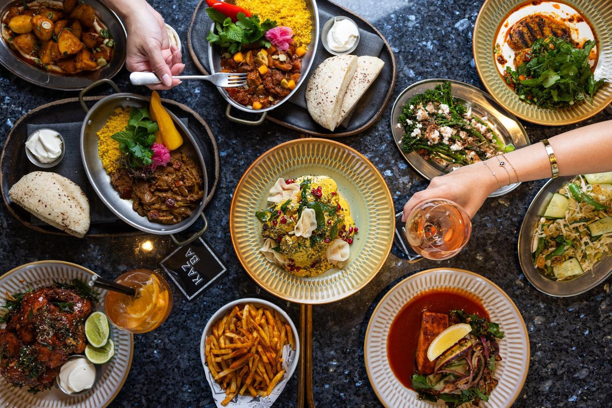 Ovolo The Valley Brisbane Zewnętrze zdjęcie A selection of dishes at KARN